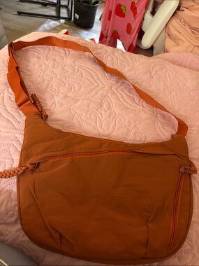 NEW- Rust Orange Crossbody Shoulder Bag - Unbranded